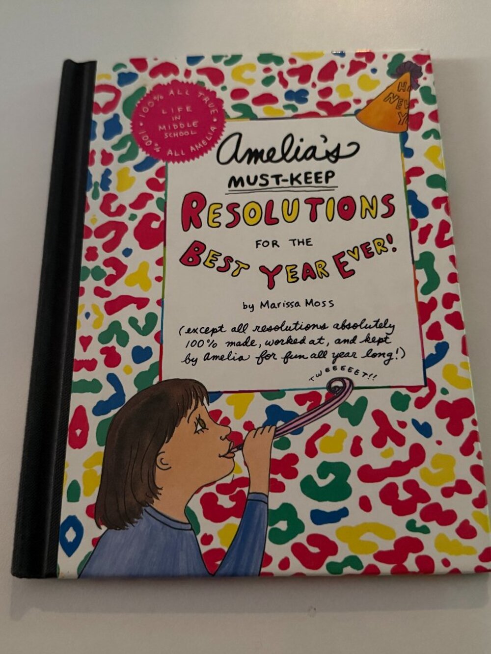 Amelia’s Must-Keep Resolutions Best Year Ever Marissa Moss Hardcover Book Diary